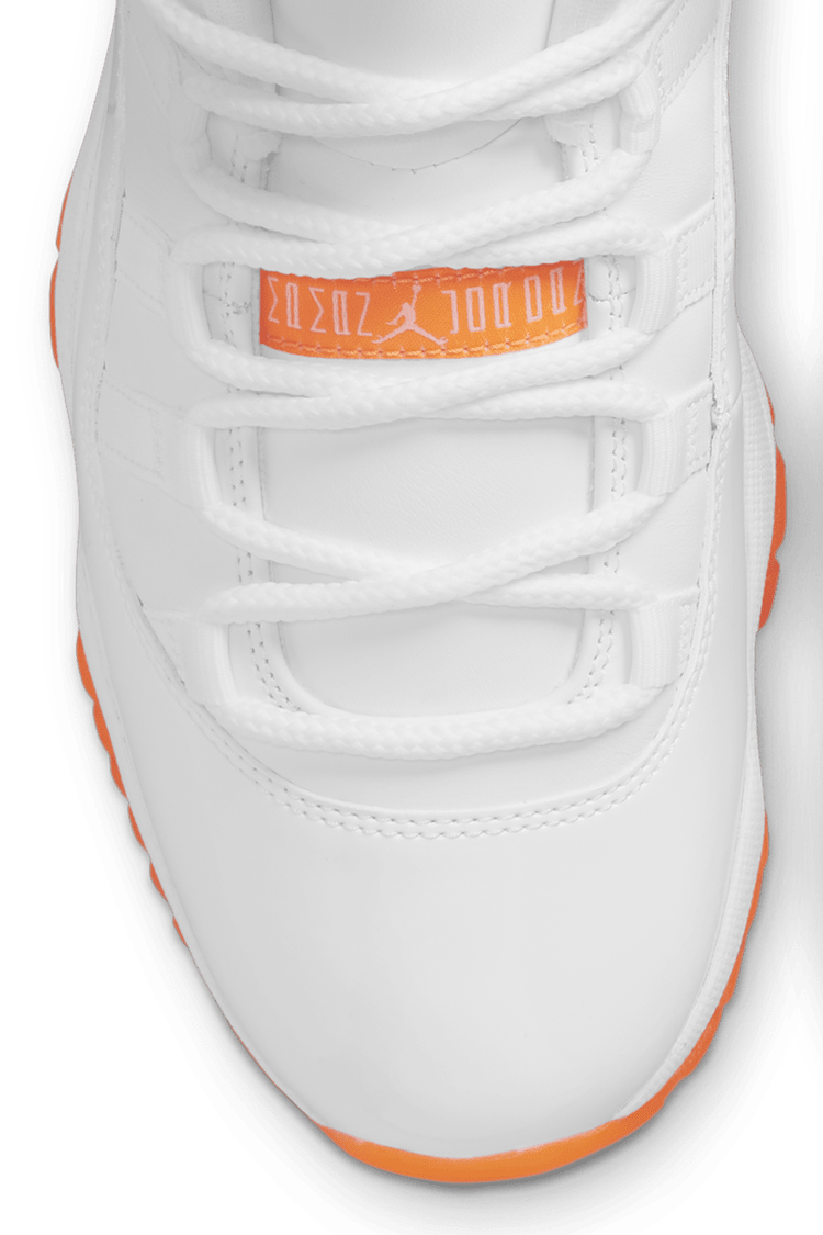 Jordan retro 11 blanche et orange on sale